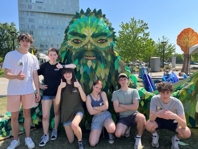 attendees with greenman